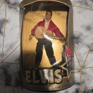Elvis Presley Collectible Doll with Guitar